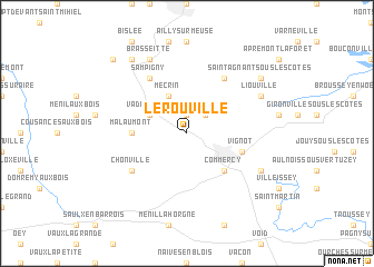 map of Lérouville