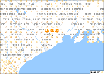 map of Leroux