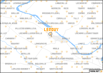 map of Le Rouy