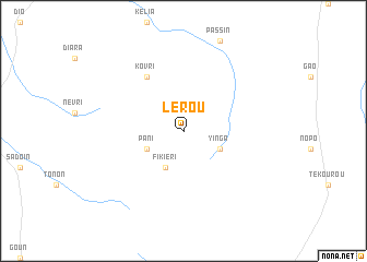 map of Lérou