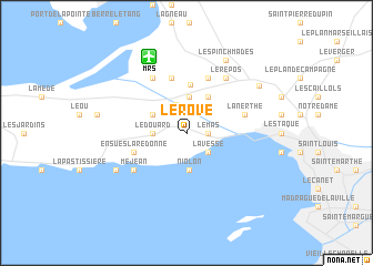 map of Le Rove