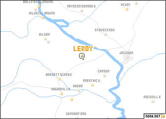 map of Leroy