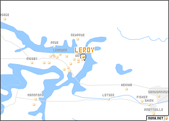 map of Leroy