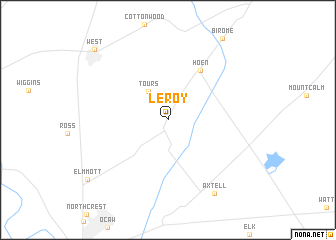 map of Leroy