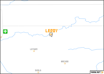 map of Leroy