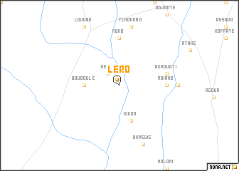 map of Léro