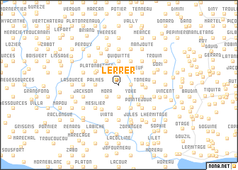 map of Lerrer