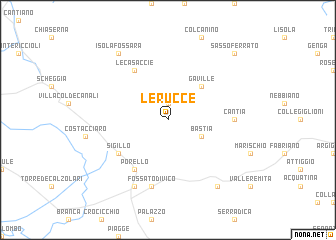 map of Le Rucce