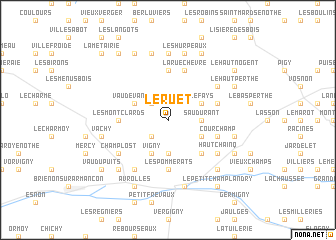 map of Le Ruet