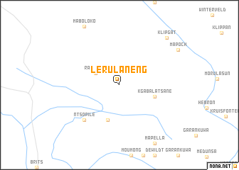 map of Lerulaneng