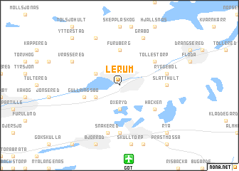 map of Lerum