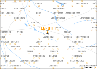map of Le Rutin