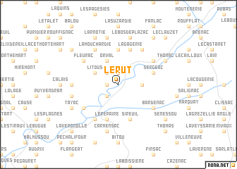 map of Le Rut