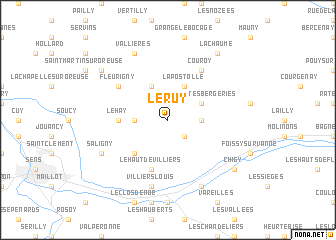 map of Le Ruy