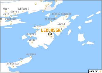 map of Lervassa