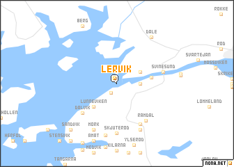 map of Lervik