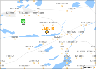 map of Lervik