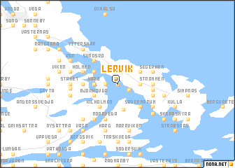 map of Lervik