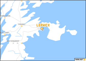 map of Lerwick