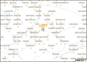 map of Lery