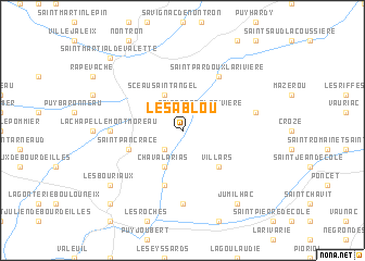 map of Le Sablou