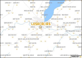 map of Les Acacias