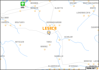 map of Lesaca