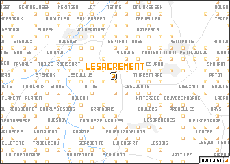 map of Le Sacrement