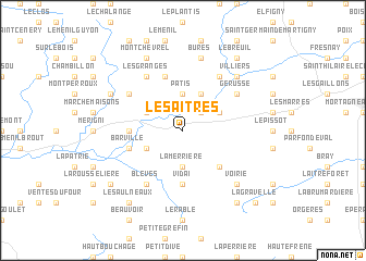 map of Les Aitres