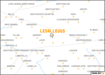 map of Les Alleuds