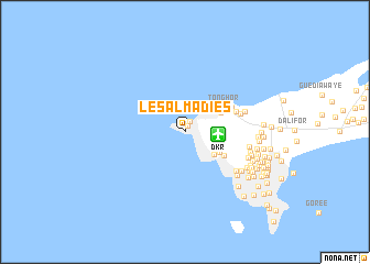 map of Les Almadies