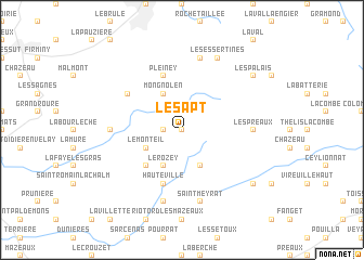 map of Le Sapt