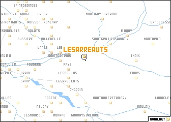 map of Les Arreauts