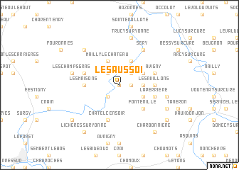 map of Le Saussoi