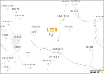 map of Lēsa