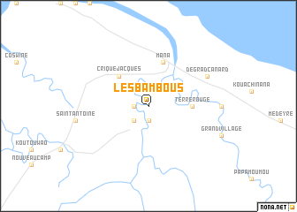 map of Les Bambous