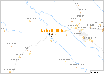 map of Les Bandas