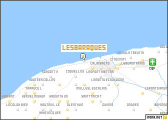 map of Les Baraques