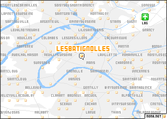 map of Les Batignolles