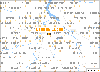 map of Les Bedillons