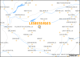 map of Les Bessades