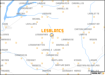 map of Les Blancs