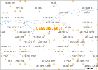 map of Les Bois-le-Roi