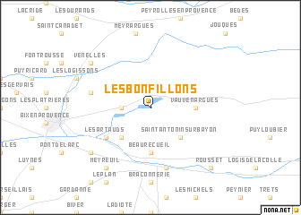 map of Les Bonfillons