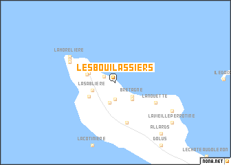 map of Les Bouilassiers