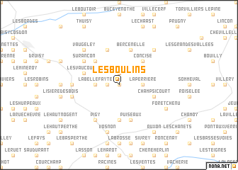 map of Les Boulins