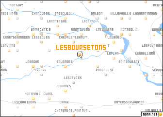 map of Les Boursetons