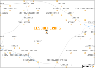 map of Les Bucherons