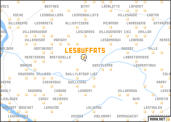 map of Les Buffats