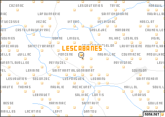 map of Les Cabanes